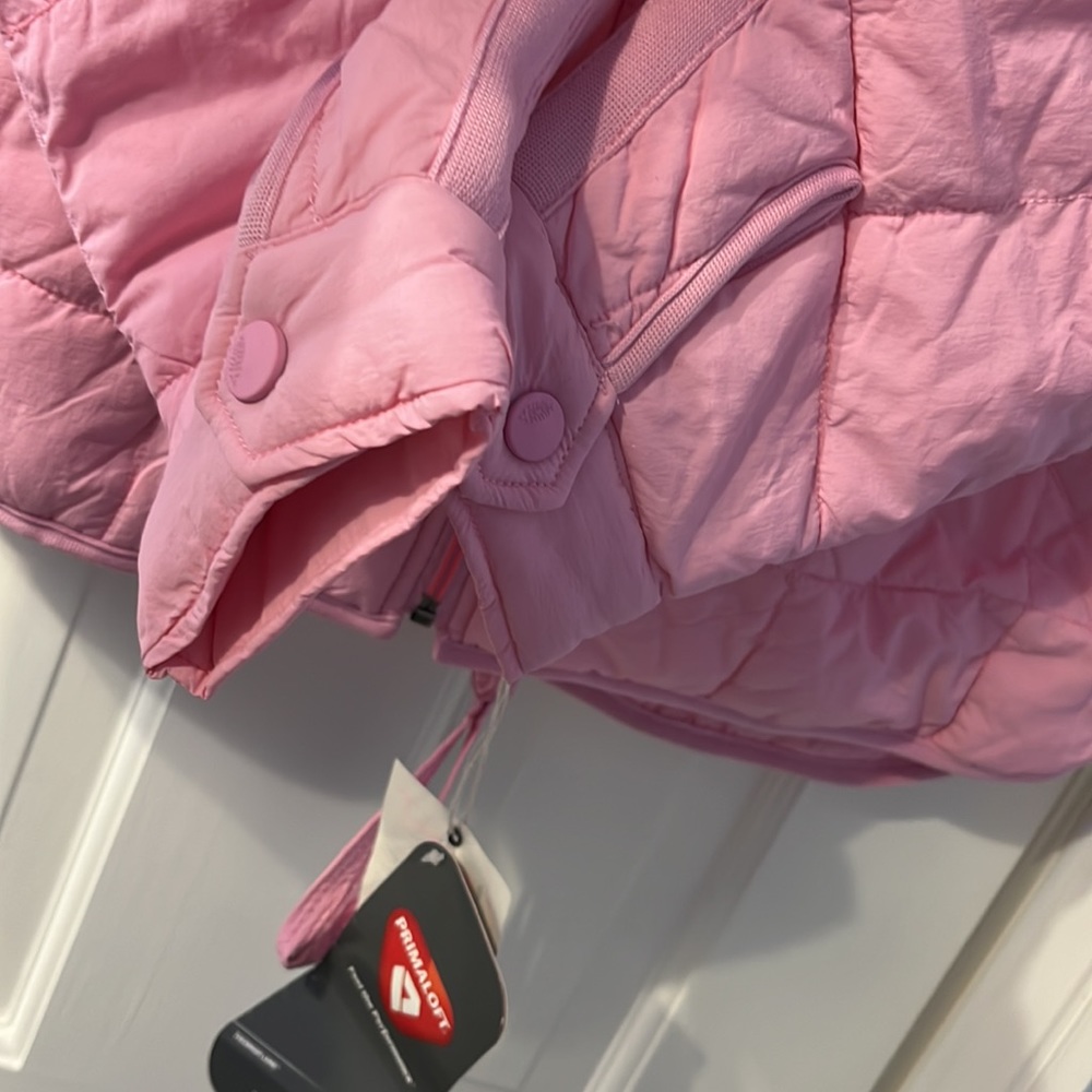 Free People Pink Quilted Puffer Jacket - Picture 8 of 15